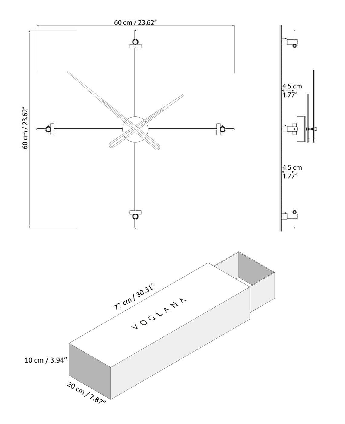 Size chart for Strato 60