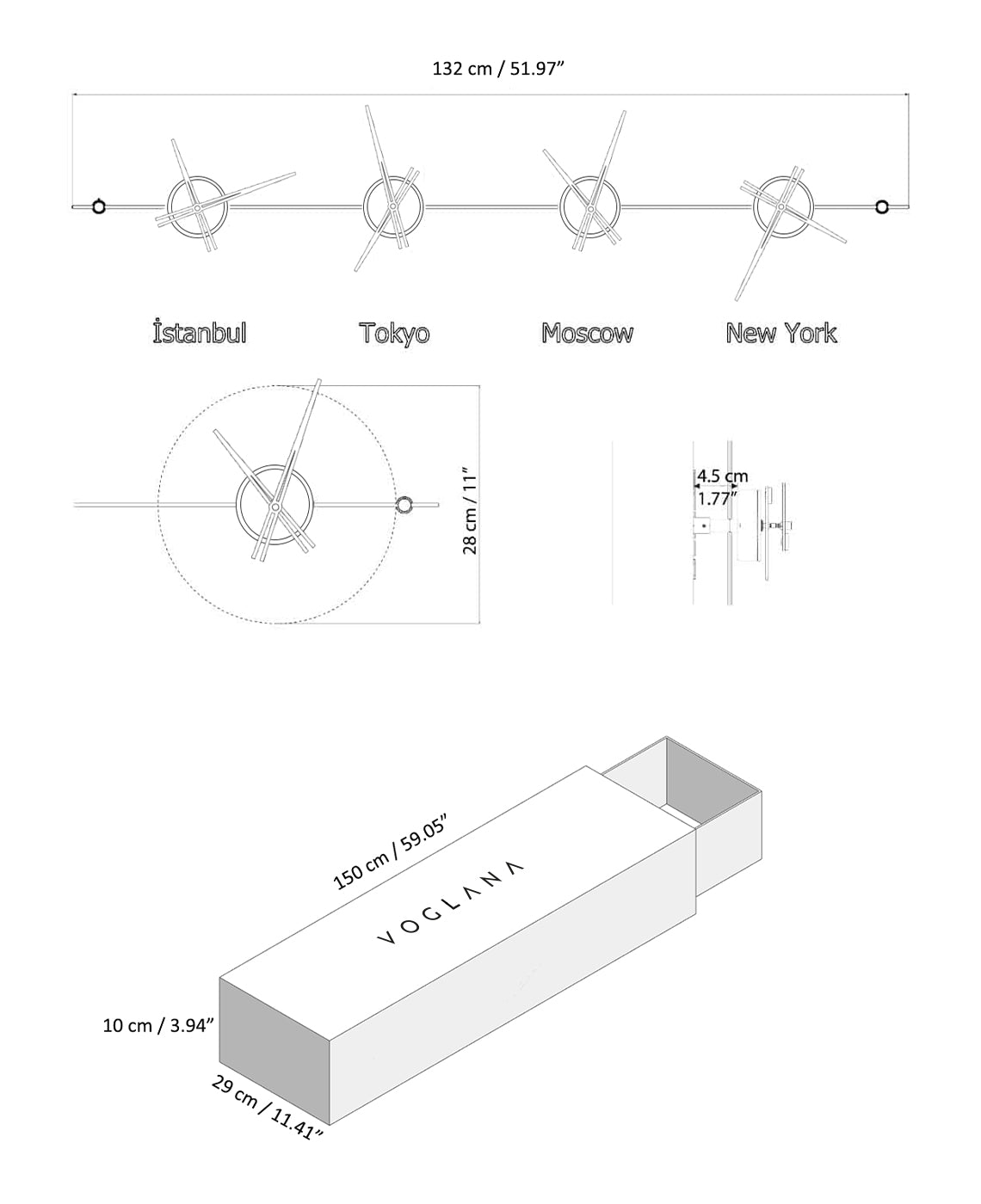 Size chart for Dritto 4
